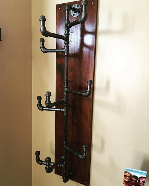 11 незвичайних ідей застосування в інтер'єрі водопровідних труб