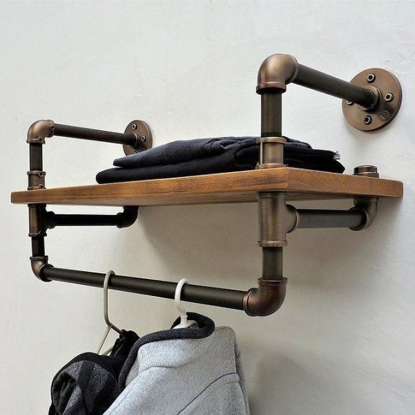 11 незвичайних ідей застосування в інтер'єрі водопровідних труб