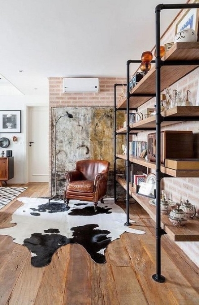 11 незвичайних ідей застосування в інтер'єрі водопровідних труб