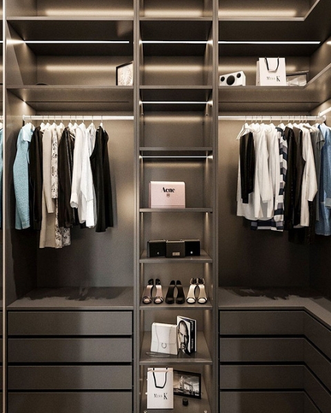 Зручна підсвітка шафи з датчиком руху