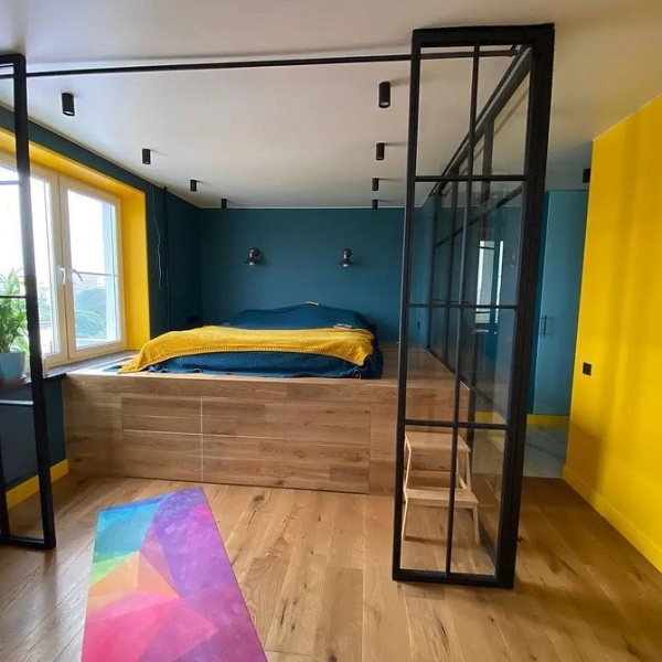 Функціональні Рішення Для Дому: 6 Ідей З Подіумами 9 - Ліжка Та Матраци 6 функциональных интерьеров с подиумом