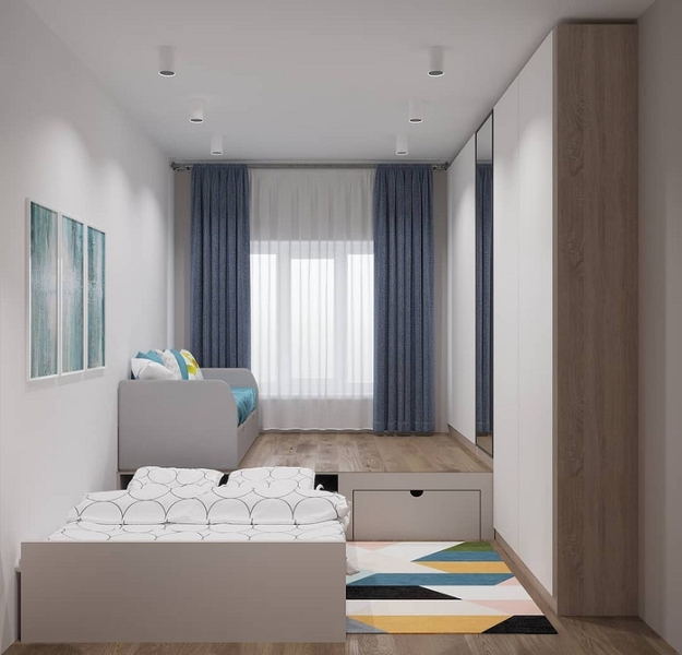 Функціональні Рішення Для Дому: 6 Ідей З Подіумами 7 - Ліжка Та Матраци 6 функциональных интерьеров с подиумом