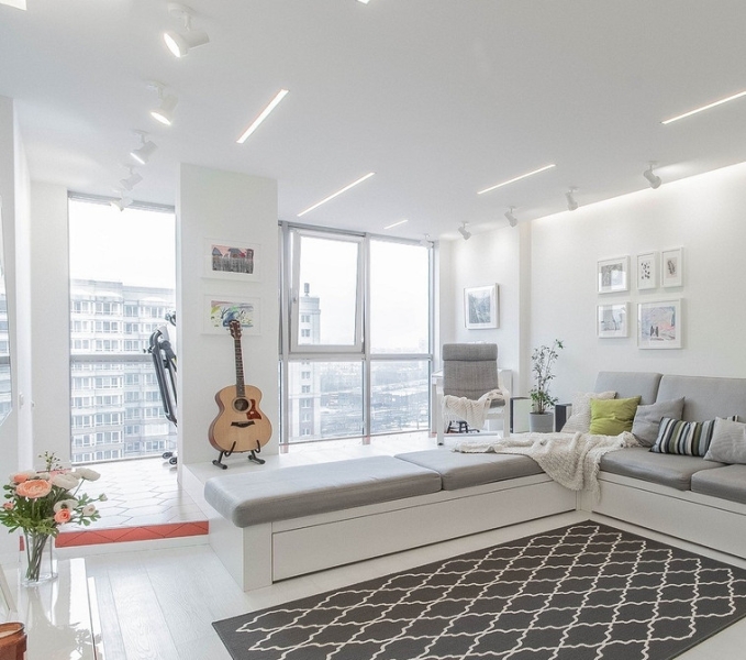 Функціональні Рішення Для Дому: 6 Ідей З Подіумами 12 - Ліжка Та Матраци 6 функциональных интерьеров с подиумом