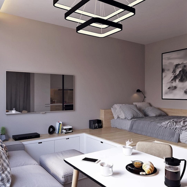 Функціональні Рішення Для Дому: 6 Ідей З Подіумами 4 - Ліжка Та Матраци 6 функциональных интерьеров с подиумом