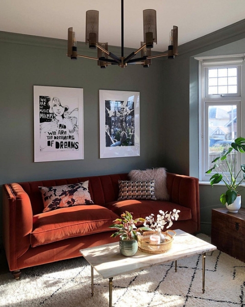 Яскраві Дивани: Змініть Свій Простір На Краще! 15 - Ліжка Та Матраци 7 чудових інтер'єрів, де яскравий диван став основою