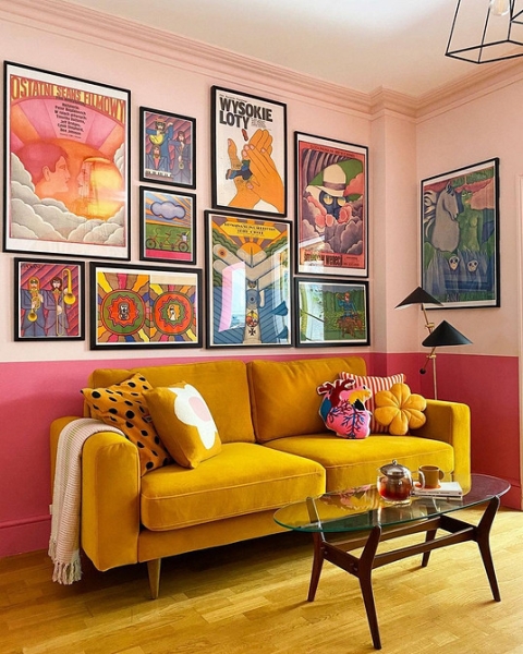 Яскраві Дивани: Змініть Свій Простір На Краще! 16 - Ліжка Та Матраци 7 чудових інтер'єрів, де яскравий диван став основою