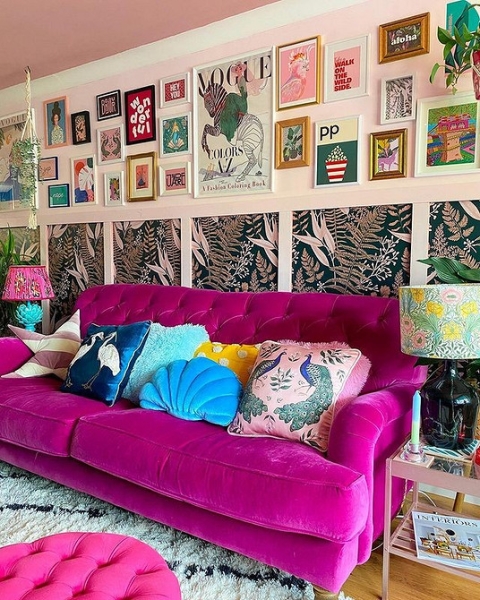 Яскраві Дивани: Змініть Свій Простір На Краще! 2 - Ліжка Та Матраци 7 чудових інтер'єрів, де яскравий диван став основою