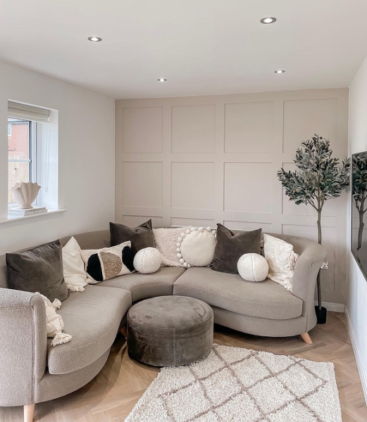 Бежевый диван: какой выбрать, с чем сочетать и как вписать в интерьер (84 фото)