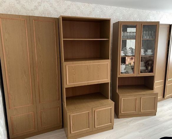 Що робити зі старою меблевою стінкою? 7 крутих прикладів (фото до і після)