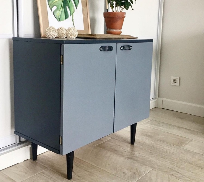 Потужні Радощі: Стильні Тумбочки, Які Змінять Ваш Інтер'Єр! 5 - Ліжка Та Матраци Що робити зі старою тумбочкою? 7 неймовірних прикладів (фото до і після)