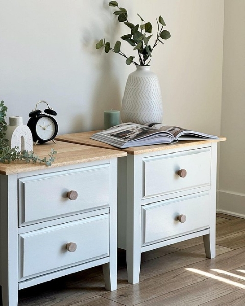 Потужні Радощі: Стильні Тумбочки, Які Змінять Ваш Інтер'Єр! 15 - Ліжка Та Матраци Що робити зі старою тумбочкою? 7 неймовірних прикладів (фото до і після)