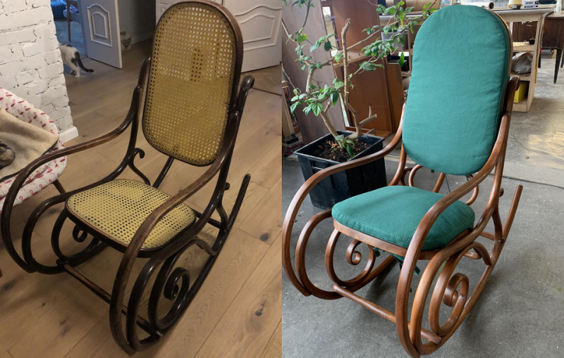 Що робити зі старим кріслом? 8 красивих прикладів (фото до і після)