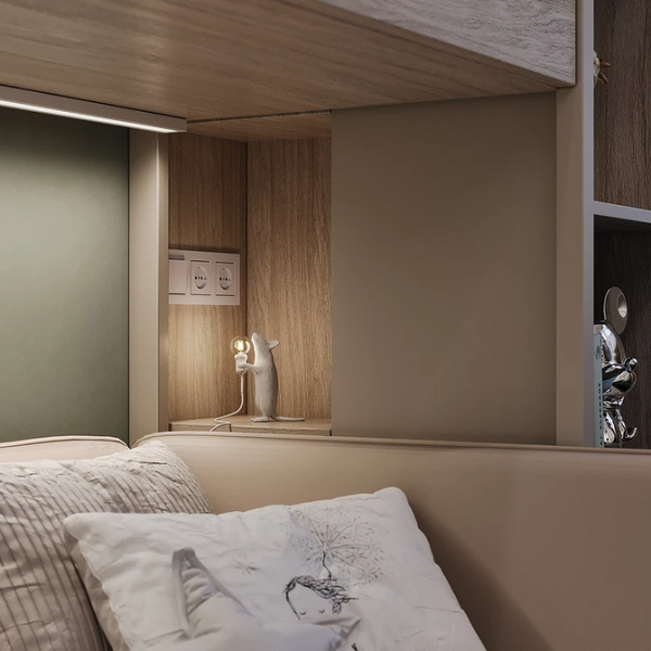 Кухня Кольору Світлий Ясень Інтер'єр кухні з використанням меблів кольору світлий ясень