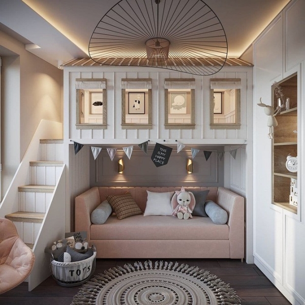 Дизайн Дитячої: Вибираємо Ліжко-Горище! 13 - Ліжка Та Матраци Двухъярусная кровать с диваном: особенности конструкции, идеи дизайна и 43 фото