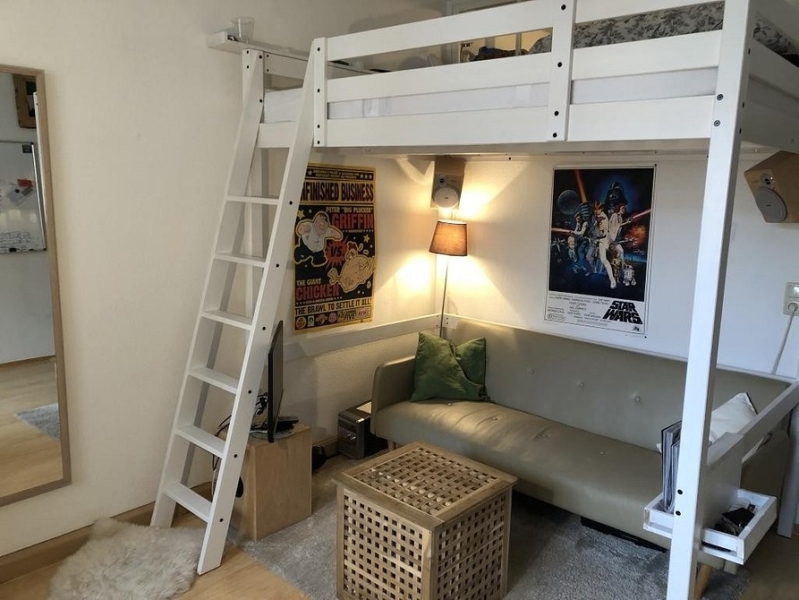 Дизайн Дитячої: Вибираємо Ліжко-Горище! 6 - Ліжка Та Матраци Двухъярусная кровать с диваном: особенности конструкции, идеи дизайна и 43 фото