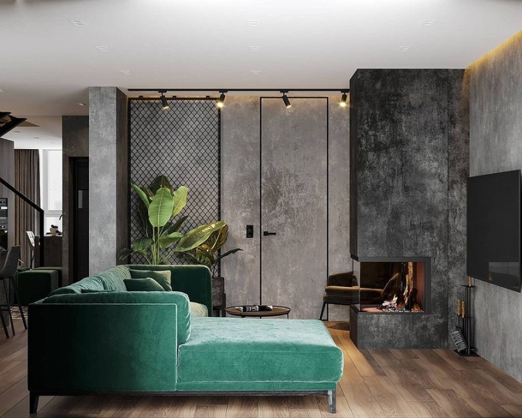 Як і з чим поєднувати бірюзовий диван в інтер'єрі