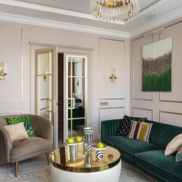 Як і з чим поєднувати бірюзовий диван в інтер'єрі