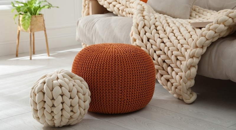 Як зробити пуф своїми руками: 7 можливих способів і детальний майстер-клас по виготовленню пуфа з старих коробок