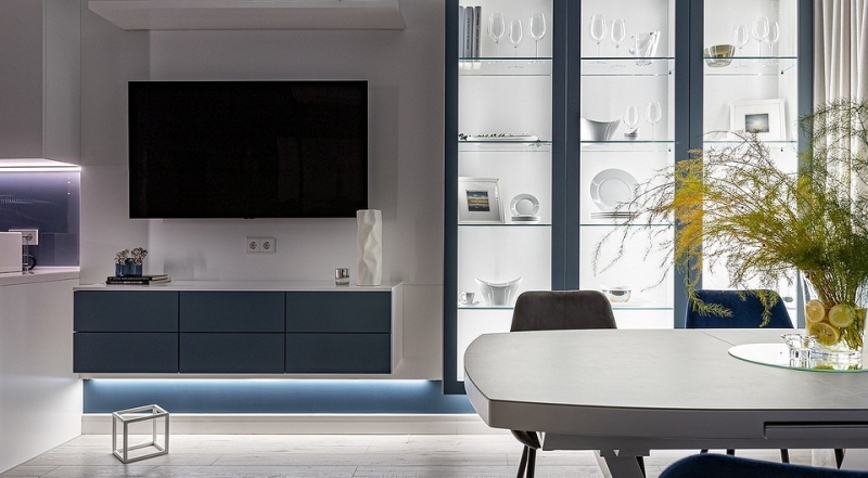 Каким должен быть сервант для гостиной в современном стиле