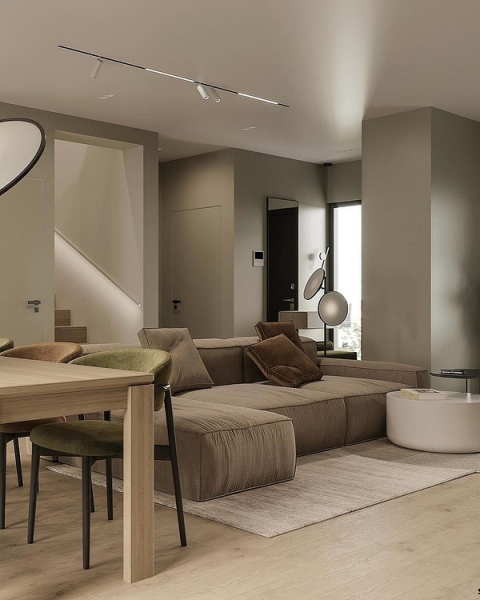 Коричневий Диван В Інтер'єрі Коричневий диван в інтер'єрі: як вибрати, де поставити і з чим поєднувати, 100 фото