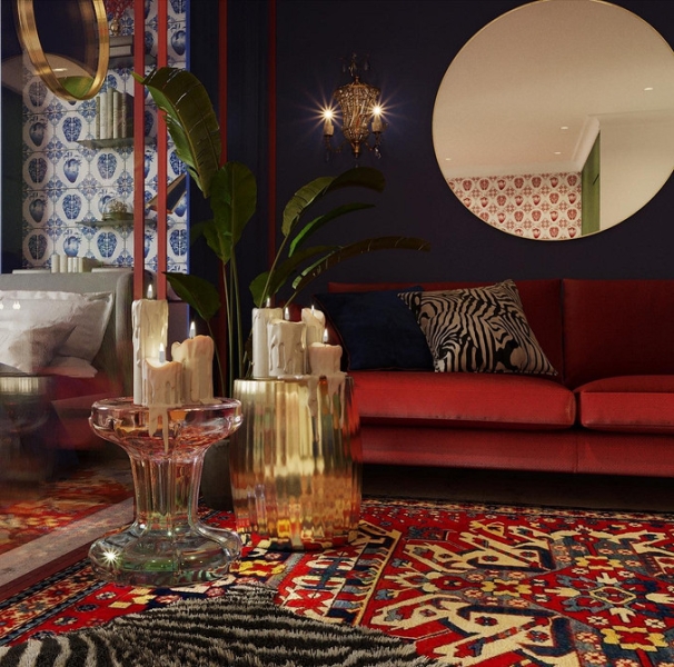 Червоний диван в інтер'єрі: найкращі відтінки, поради з вибору та 100 фотоприкладів