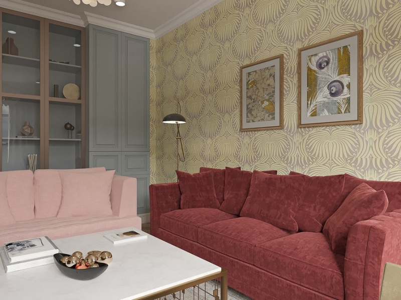 Червоний диван в інтер'єрі: найкращі відтінки, поради з вибору та 100 фотоприкладів