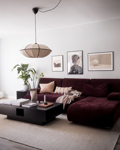 Червоний диван в інтер'єрі: найкращі відтінки, поради з вибору та 100 фотоприкладів