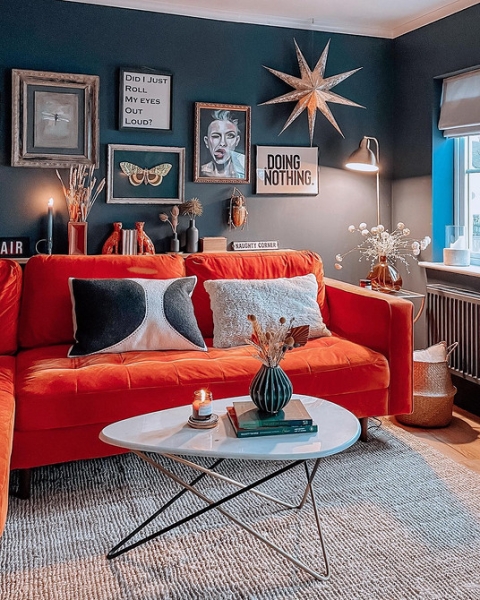 Червоний диван в інтер'єрі: найкращі відтінки, поради з вибору та 100 фотоприкладів