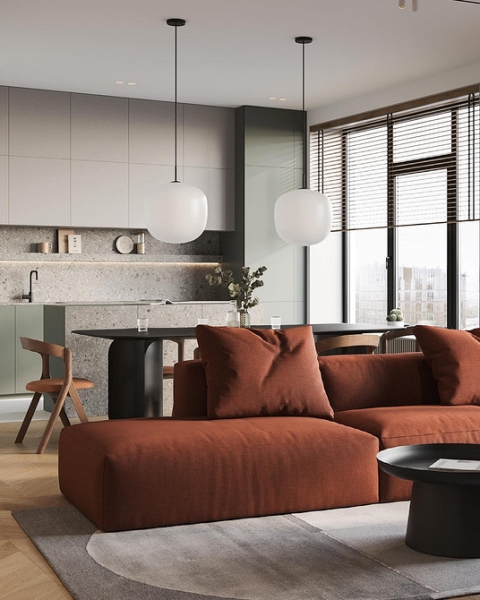 Червоний диван в інтер'єрі: найкращі відтінки, поради з вибору та 100 фотоприкладів