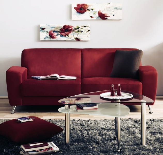 Червоний диван в інтер'єрі: найкращі відтінки, поради з вибору та 100 фотоприкладів