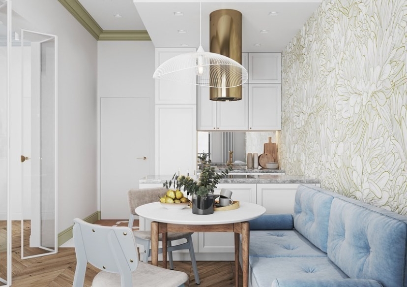 Круглий стіл в інтер'єрі: поради по вибору та 77 красивих фото