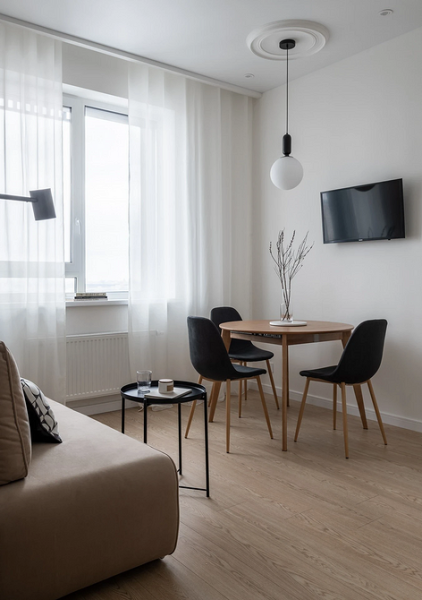 Круглий стіл в інтер'єрі: поради по вибору та 77 красивих фото