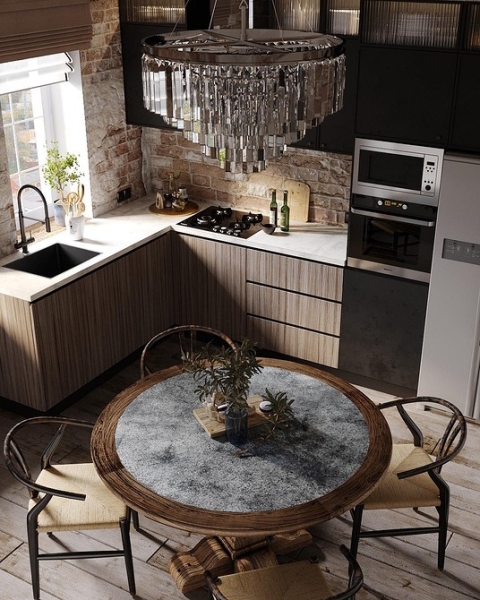 Круглий стіл в інтер'єрі: надихаючі ідеї від дизайнерів