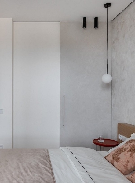 Шафа купе в колір стін