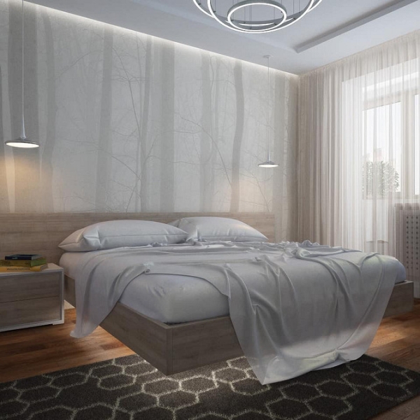 Парящая кровать в интерьере: плюсы, минусы и 73 красивых фото