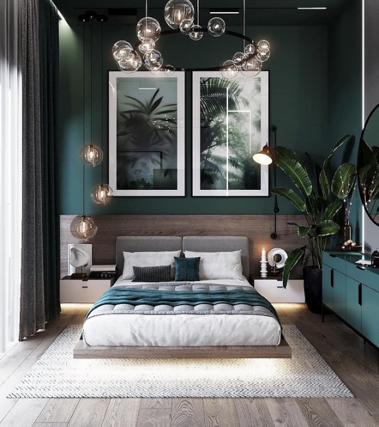 Парящая кровать в интерьере: плюсы, минусы и 73 красивых фото