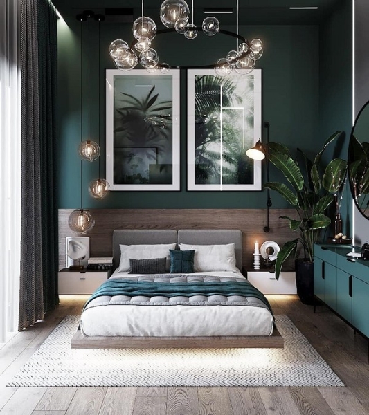 Парящая кровать в интерьере: плюсы, минусы и 73 красивых фото