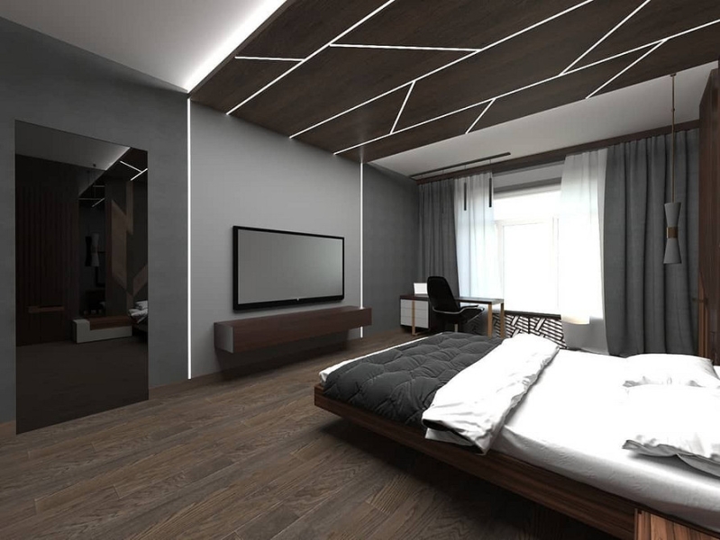 Парящая кровать в интерьере: плюсы, минусы и 73 красивых фото