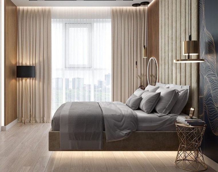 Парящая кровать в интерьере: плюсы, минусы и 73 красивых фото