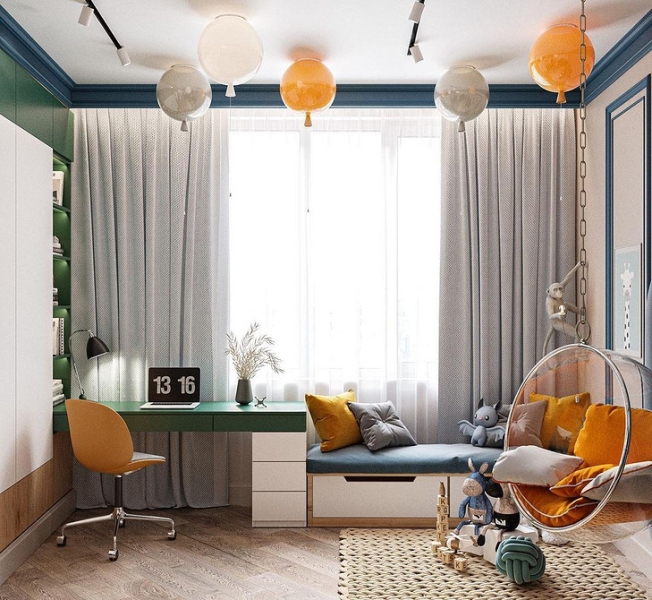 Підвісне крісло в інтер'єрі: види та вдалі варіанти розміщення