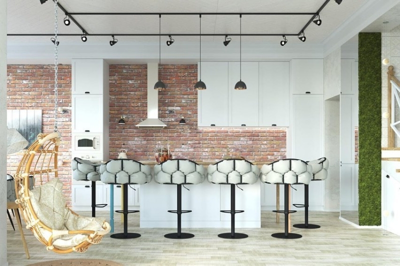 Підвісне крісло в інтер'єрі: види та вдалі варіанти розміщення