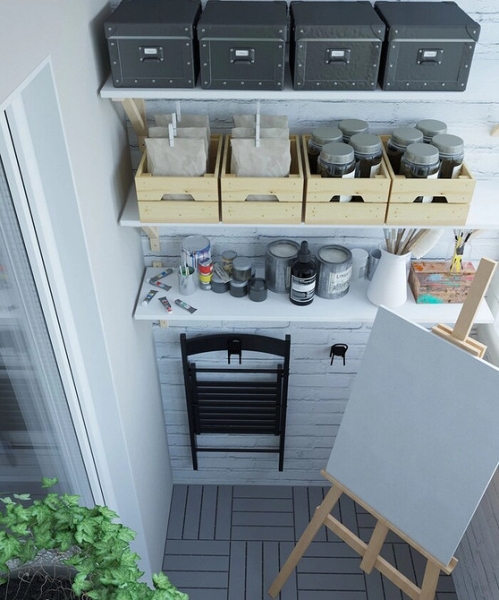 Корисна інструкція: як зробити полиці на балконі самому