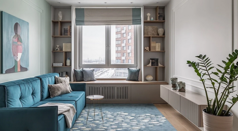 Полки в інтер'єрі: види, функціонал, варіанти застосування та 98 стильних фото