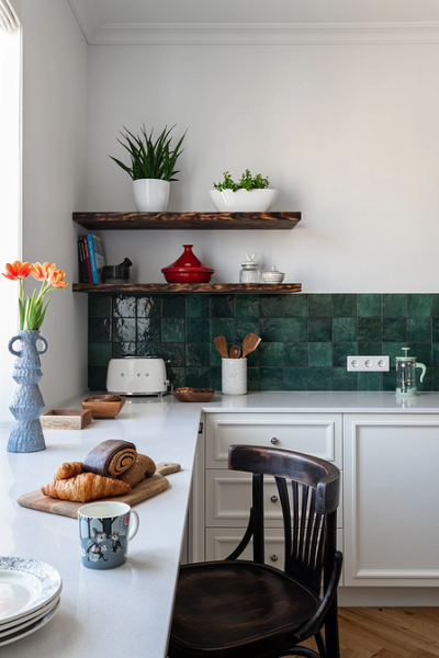 Полки в інтер'єрі: види, функціонал, варіанти застосування і 98 стильних фото