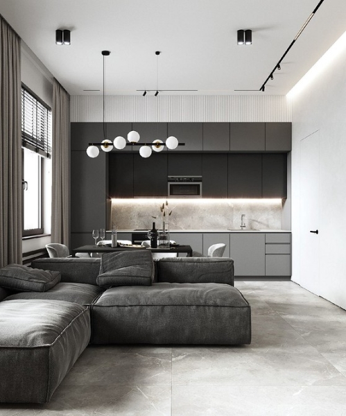 Яскраві Меблі Для Вашого Інтер'Єру: Стиль, Комфорт Та Естетика! 8 - Ліжка Та Матраци Сірі меблі в інтер'єрі: варіанти поєднань і 96 потужних фото