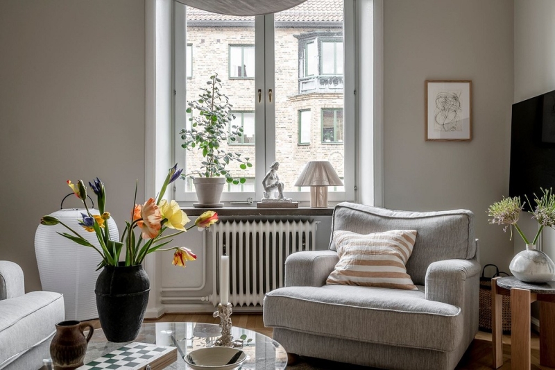 Яскраві Меблі Для Вашого Інтер'Єру: Стиль, Комфорт Та Естетика! 7 - Ліжка Та Матраци Сірі меблі в інтер'єрі: варіанти поєднань і 96 потужних фото