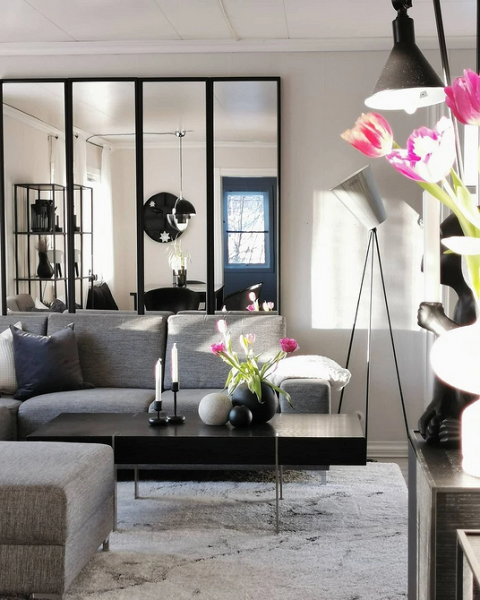 Серый диван в интерьере: советы по выбору, идеи для разных комнат и 60 фотопримеров