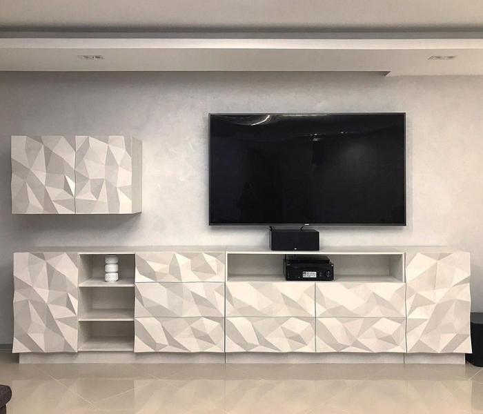 Шкаф под телевизор в зал: тренды, виды, советы по выбору и 78 фото разных моделей