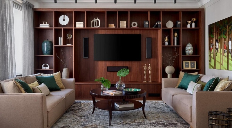 Шкаф под телевизор в зал: тренды, виды, советы по выбору и 78 фото разных моделей