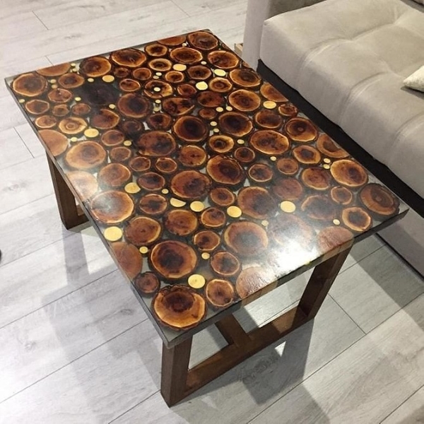 Стол из эпоксидной смолы: как сделать красивую мебель самому (и 20 примеров для вдохновения)